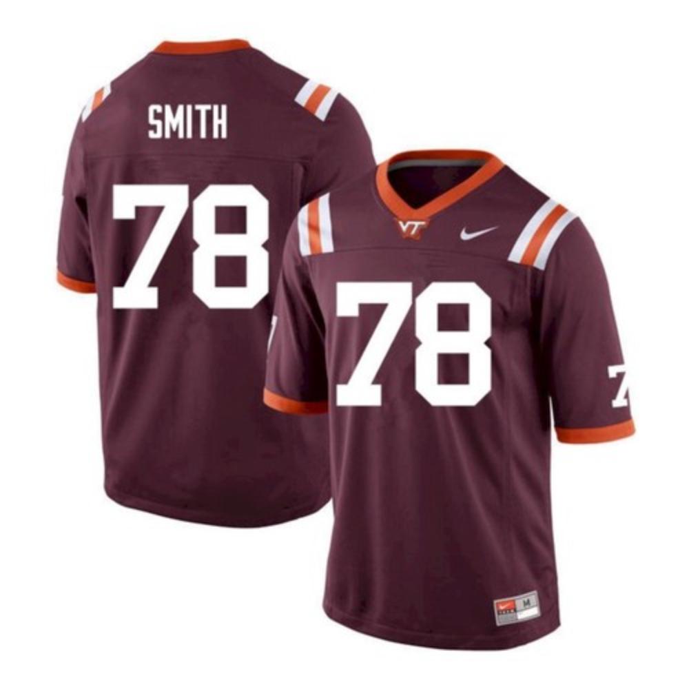 Men Ncaa Virginia Tech Hokies 78 Bruce Smith Jersey
