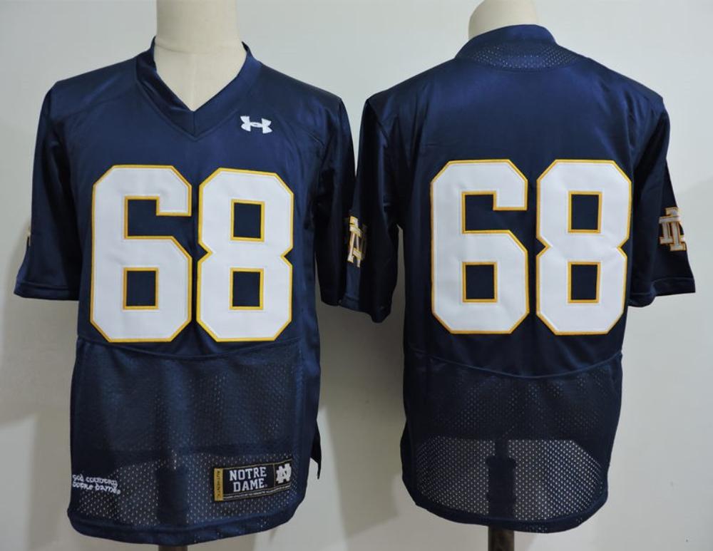 Men Notre Dame Fighting Irish 68 Navy Vapor Limited Jersey