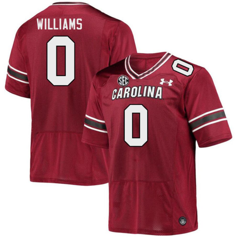 Men South Carolina Gamecocks 0 Debo Williams Garnet College Football Jersey
