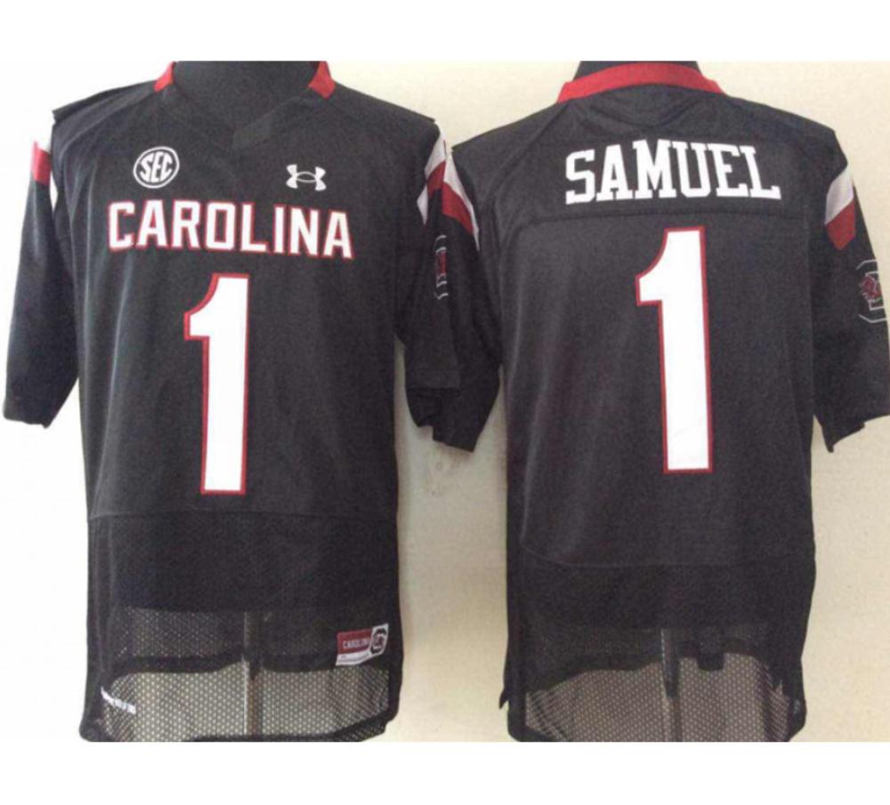 Men South Carolina Gamecocks 1 Deebo Samuel Black College Football Jersey