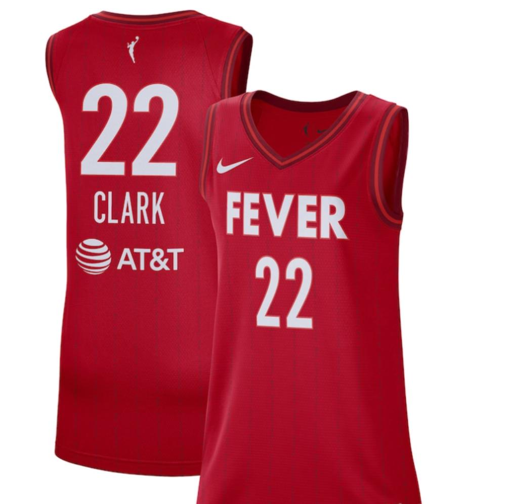 Mens 22 Caitlin Clark Indiana Fever 2024 Jersey Red
