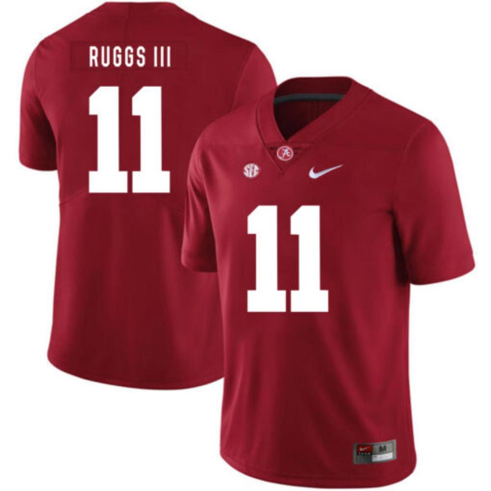Mens Alabama Crimson Tide 11 Henry Ruggs Iii College Football Jersey Red