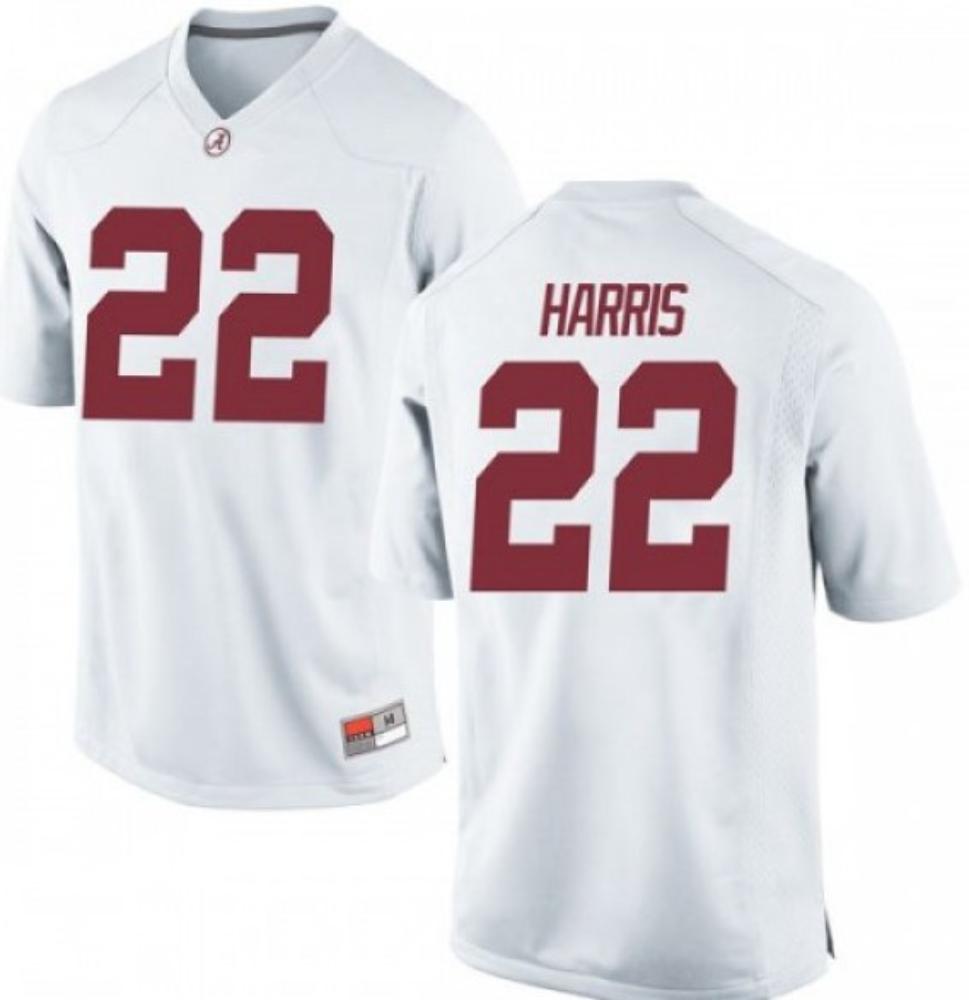 Mens Alabama Crimson Tide 22 Najee Harris College Football Jersey White