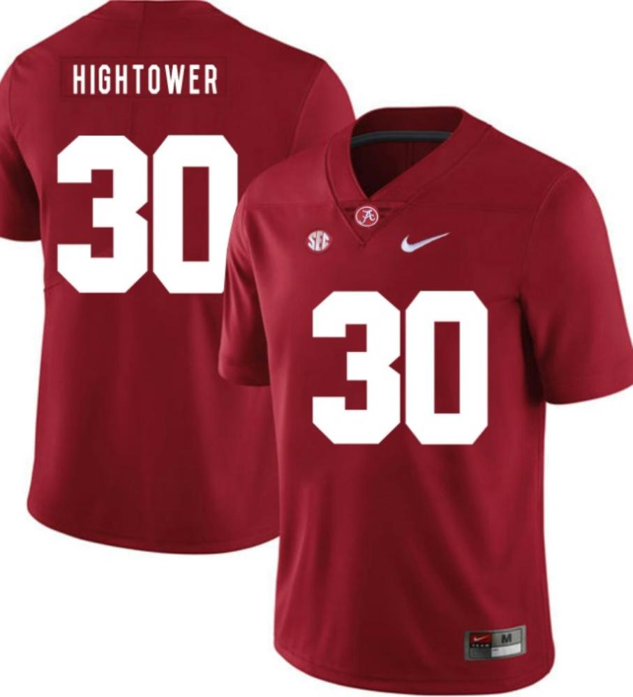 Mens Alabama Crimson Tide 30 Donta Hightower College Football Jersey Red