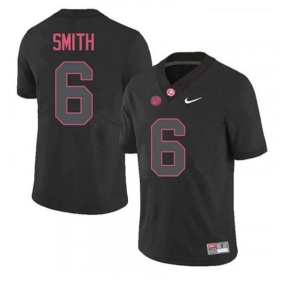 Mens Alabama Crimson Tide 6 Devonta Smith College Ncaa Football Black Jersey
