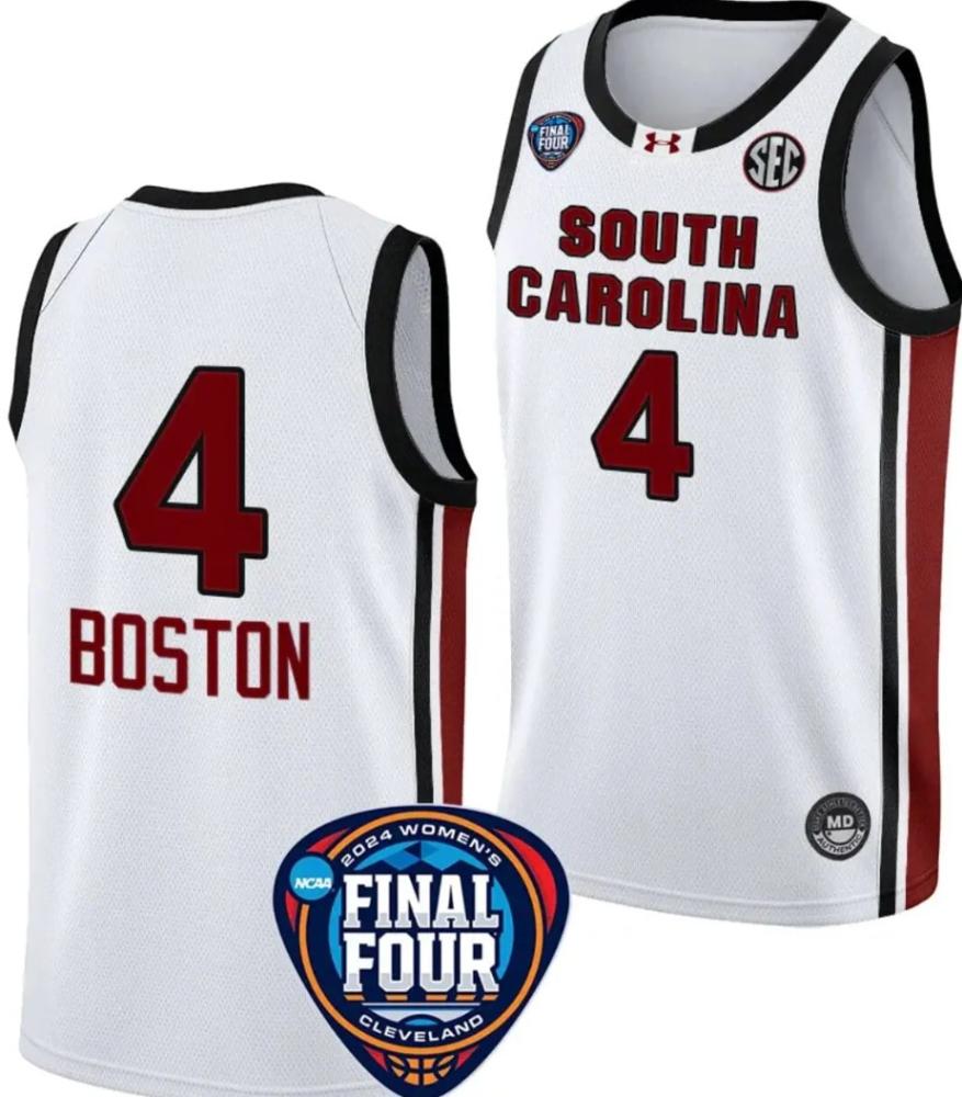Mens Aliyah Boston Jersey 4 South Carolina Gamecocks Basketball 2024 Ncaa