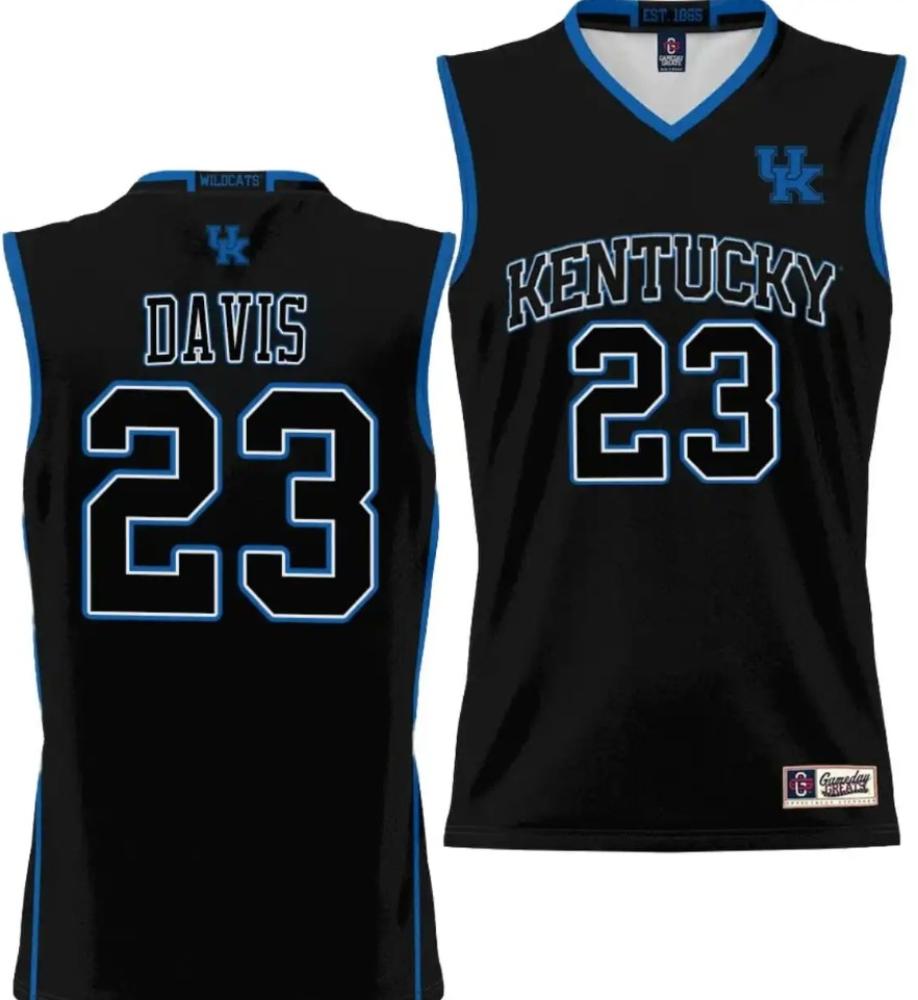 Mens Anthony Davis Jersey 23 Kentucky Wildcats Nil College Basketball Black