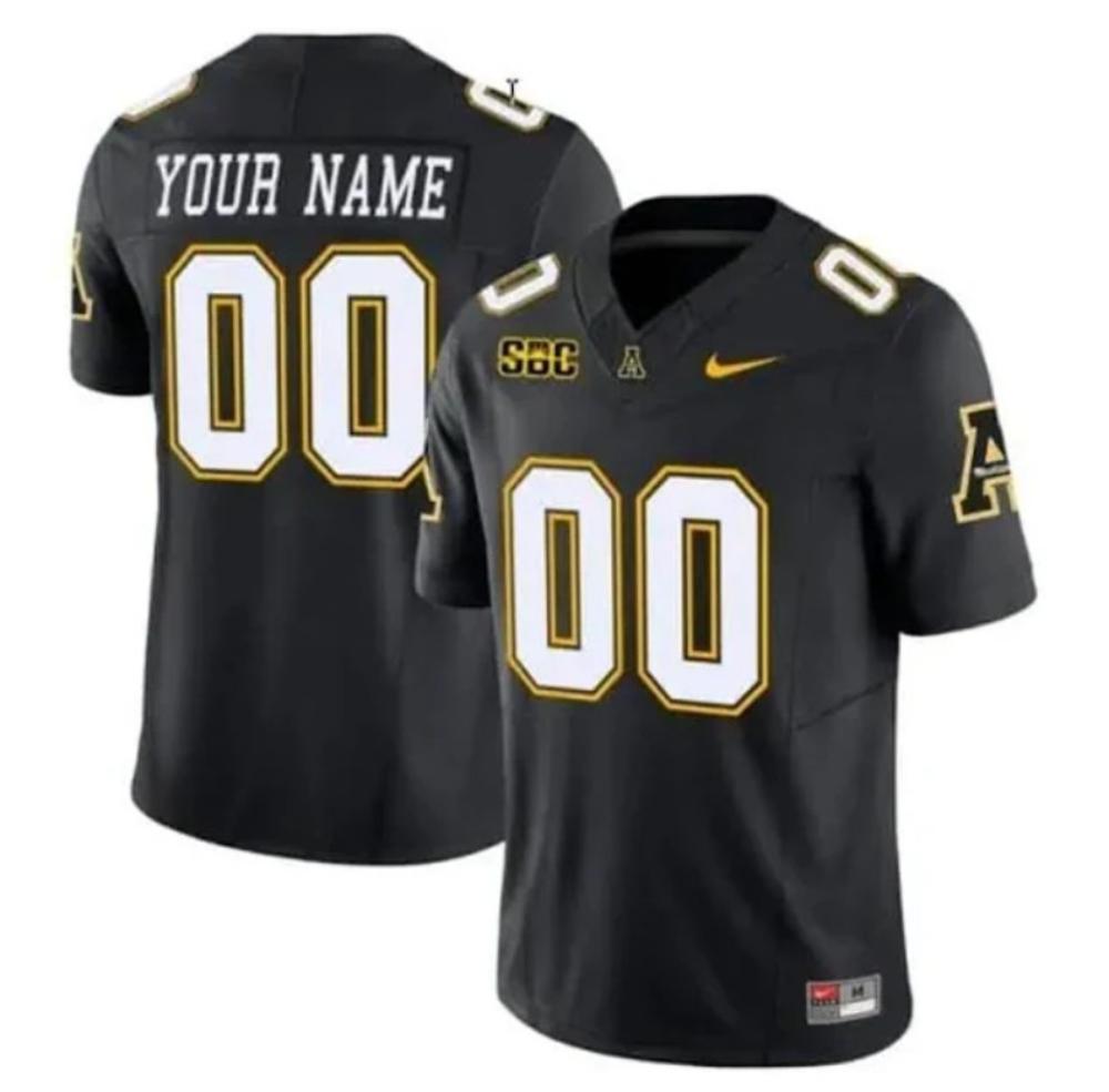 Mens Appalachian State Mountaineers Custom Jersey Name Number College Football