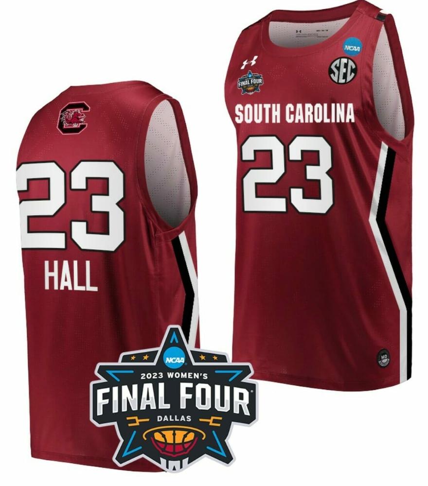 Mens Aubryanna Hall Jersey South Carolina Gamecocks Basketball 2023 Ncaa Final