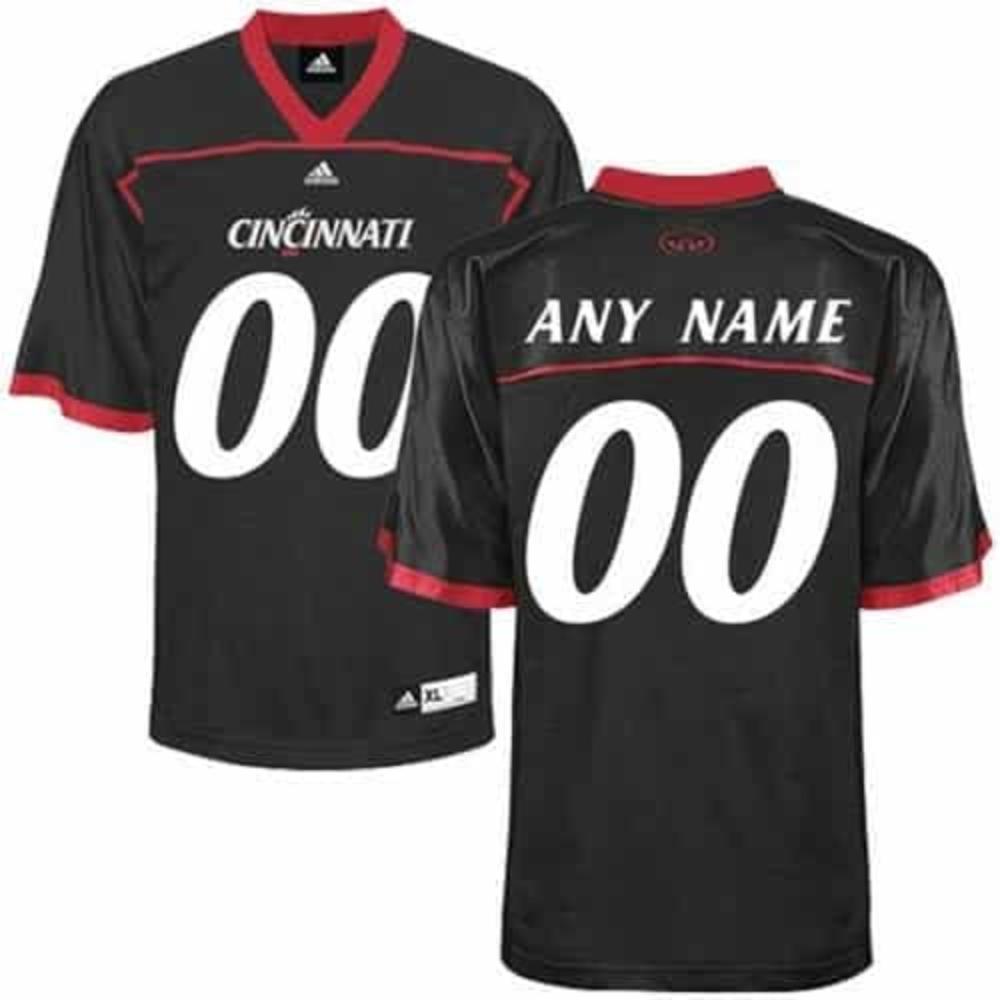 Mens Bearcats Jersey Custom Name Number Ncaa College Football Black