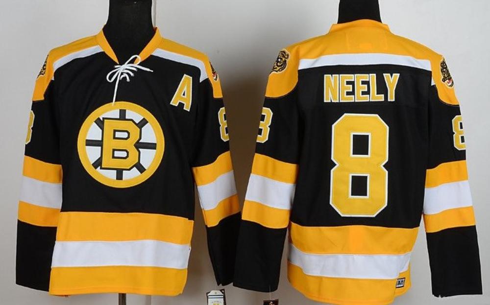Mens Boston Bruins 8 Cam Neely Ice Hockey Jerseys