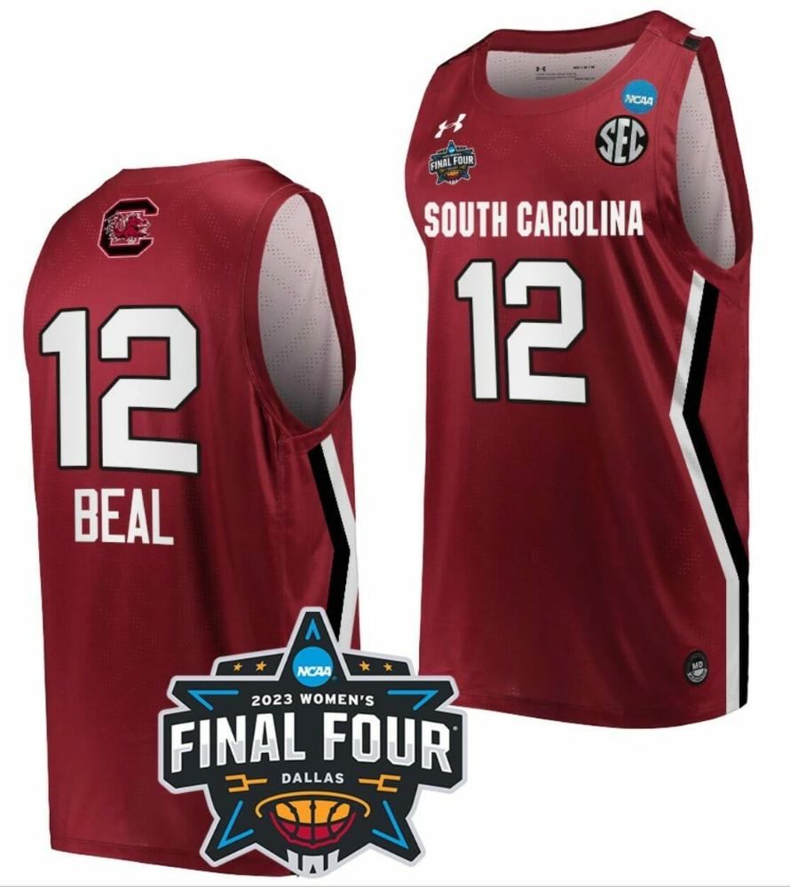 Mens Brea Beal Jersey South Carolina Gamecocks Basketball 2023 Ncaa Final Four