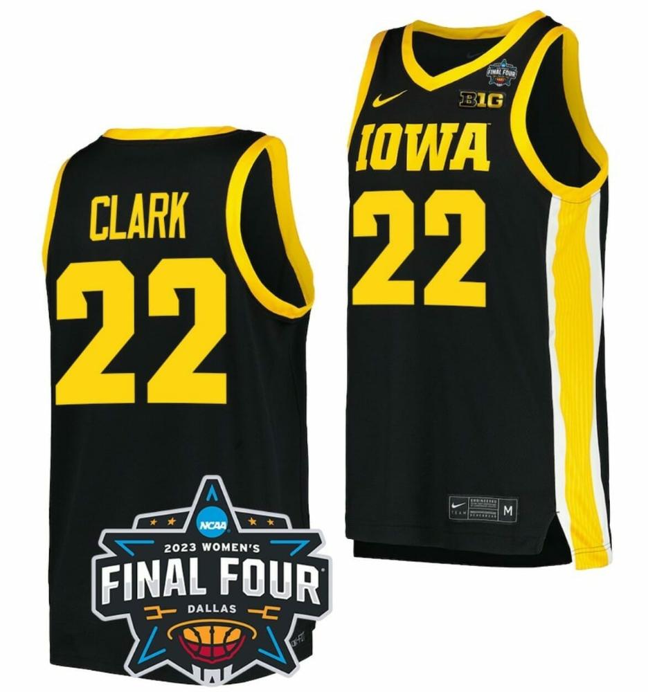 Mens Caitlin Clark Jersey Iowa Hawkeyes Basketball 2023 National Championship