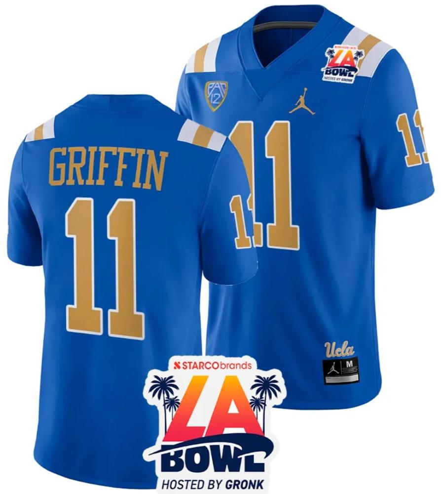 Mens Chase Griffin Jersey 11 Ucla Bruins 2023 La Bowl College Blue
