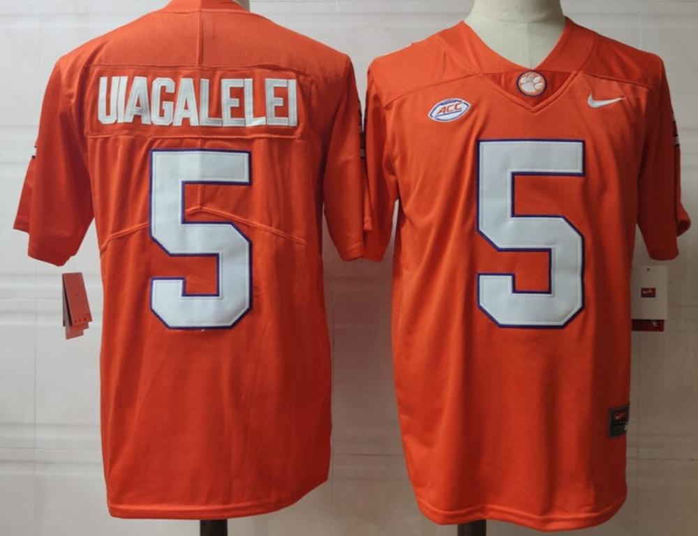 Mens Clemson Tigers 5 Uiagalelei College Football Jersey Stitched