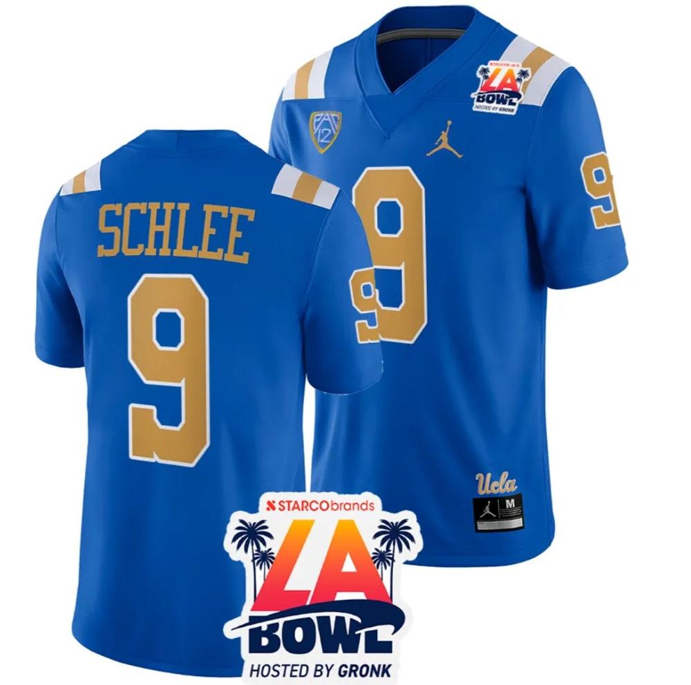 Mens Collin Schlee Jersey 9 Ucla Bruins 2023 La Bowl College Blue