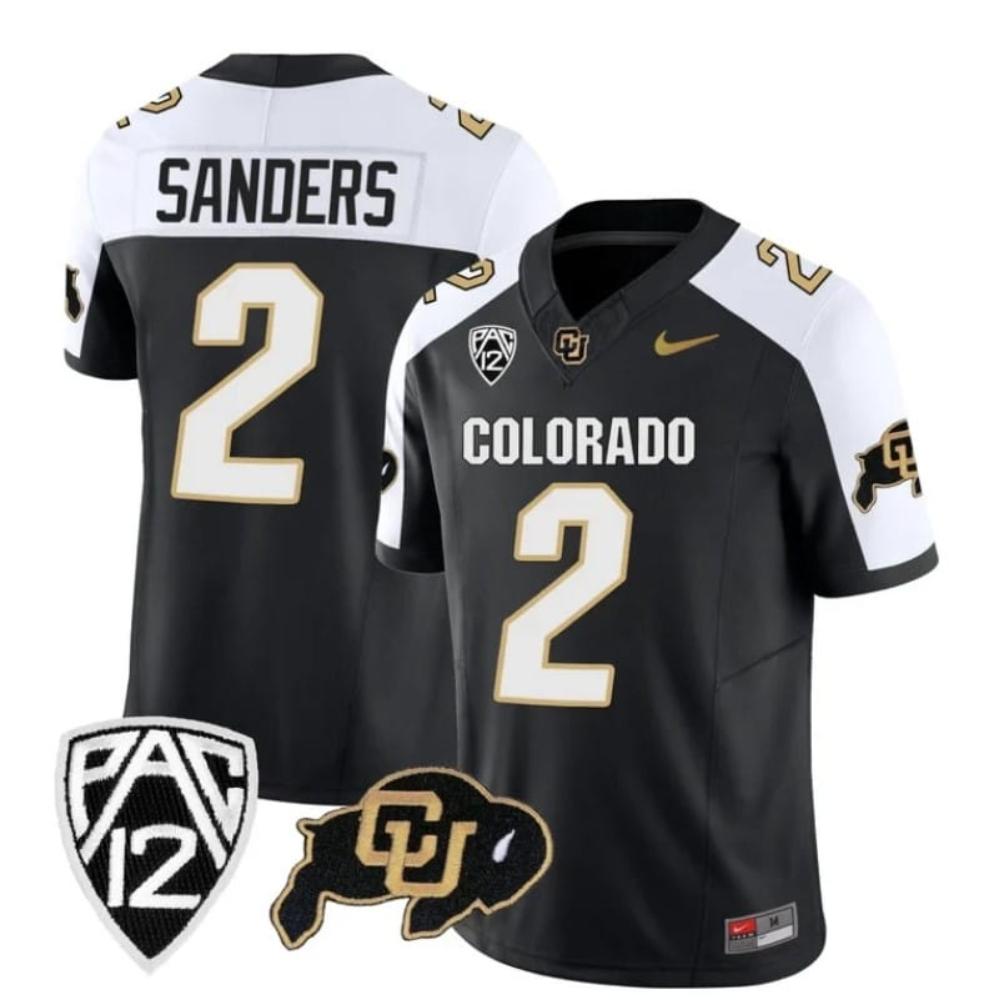 Mens Colorado Buffaloes Shedeur Sanders Jersey 2 Vapor Limited College Footba