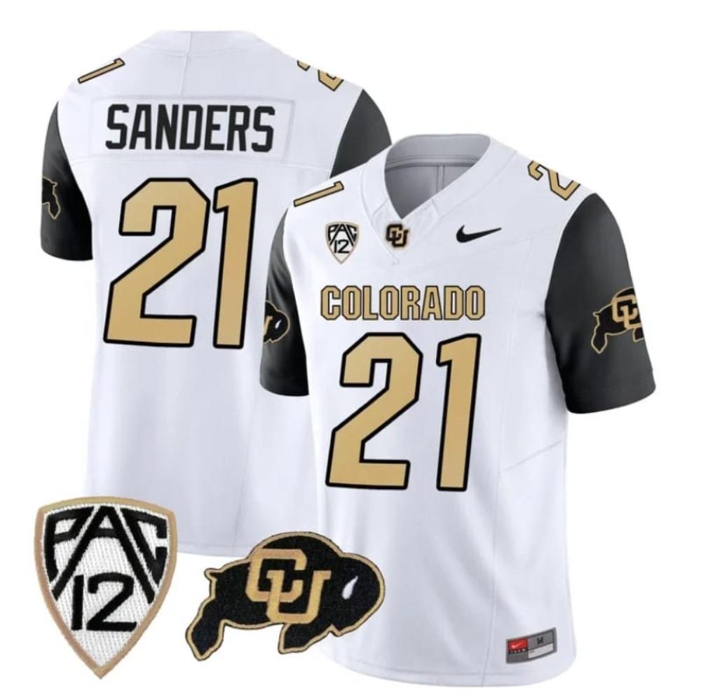 Mens Colorado Buffaloes Shilo Sanders Jersey 21 Vapor Limited College Black