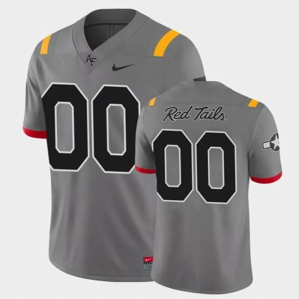 Mens Custom Air Force Football Jersey Red Tails Alternate Jersey