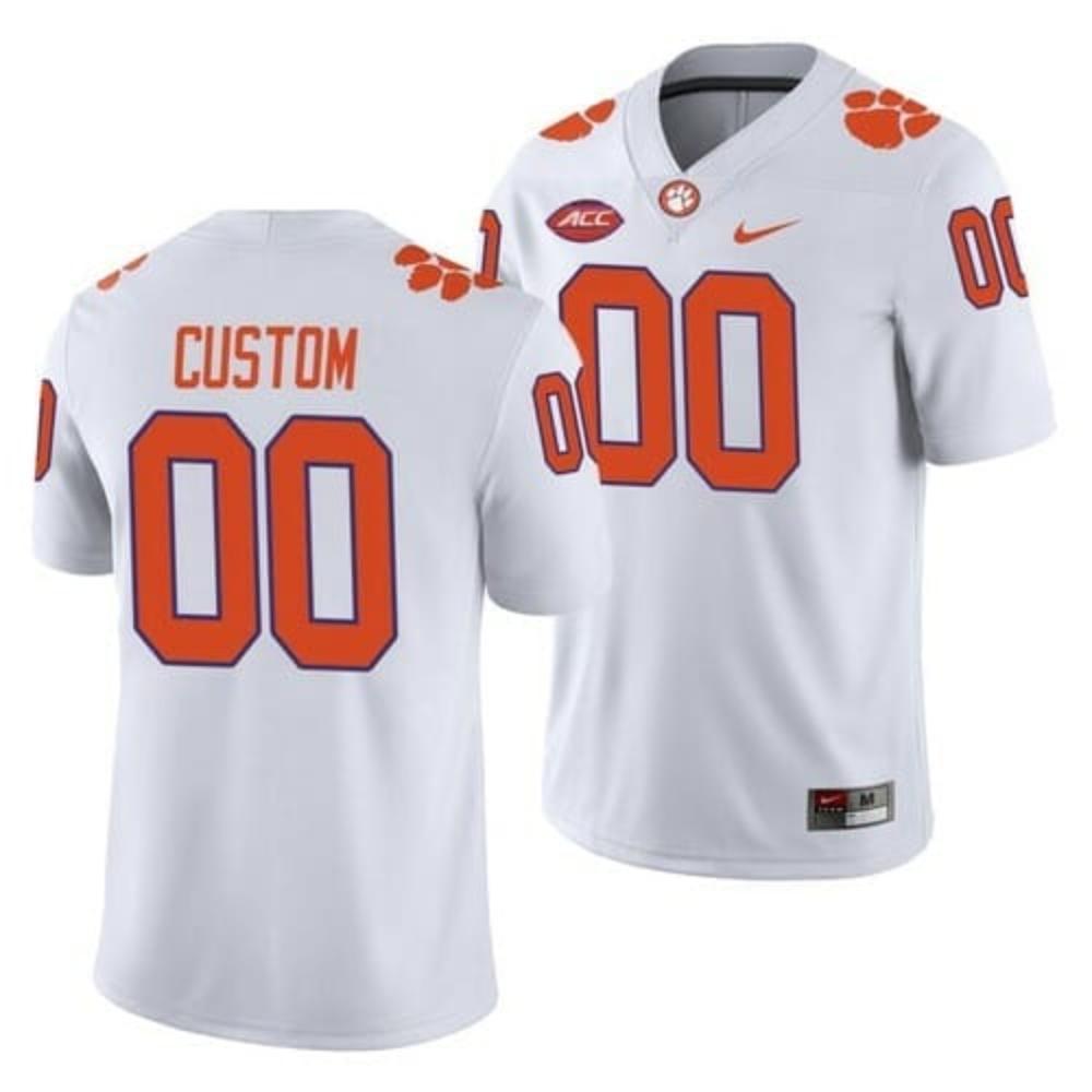 Mens Custom Clemson Jersey Legend College Ncaa Football White