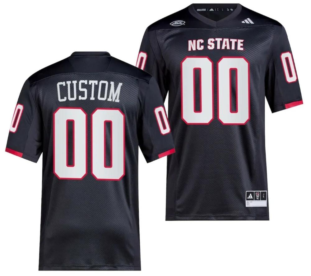 Mens Custom Nc State Wolfpack Jersey Premier Black College Football 2023