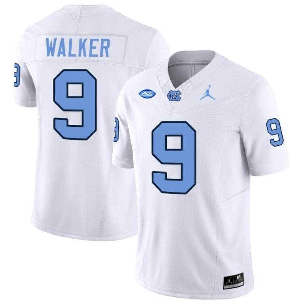 Mens Devontez Walker Jersey 9 North Carolina Tar Heels Collegewhite