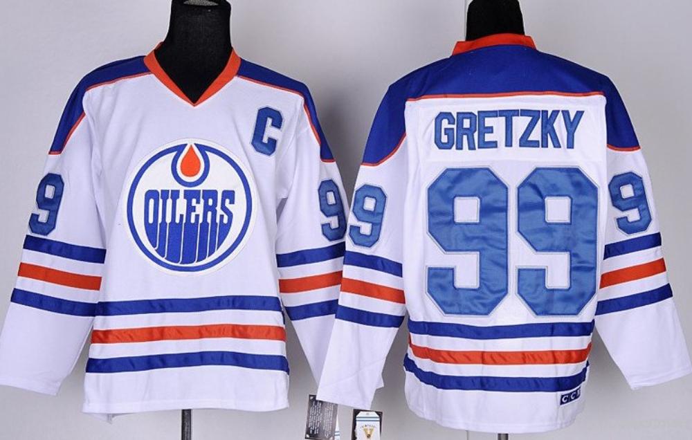 Mens Edmonton Oilers 99 Wayne Gretzky Ice Hockey Jerseys
