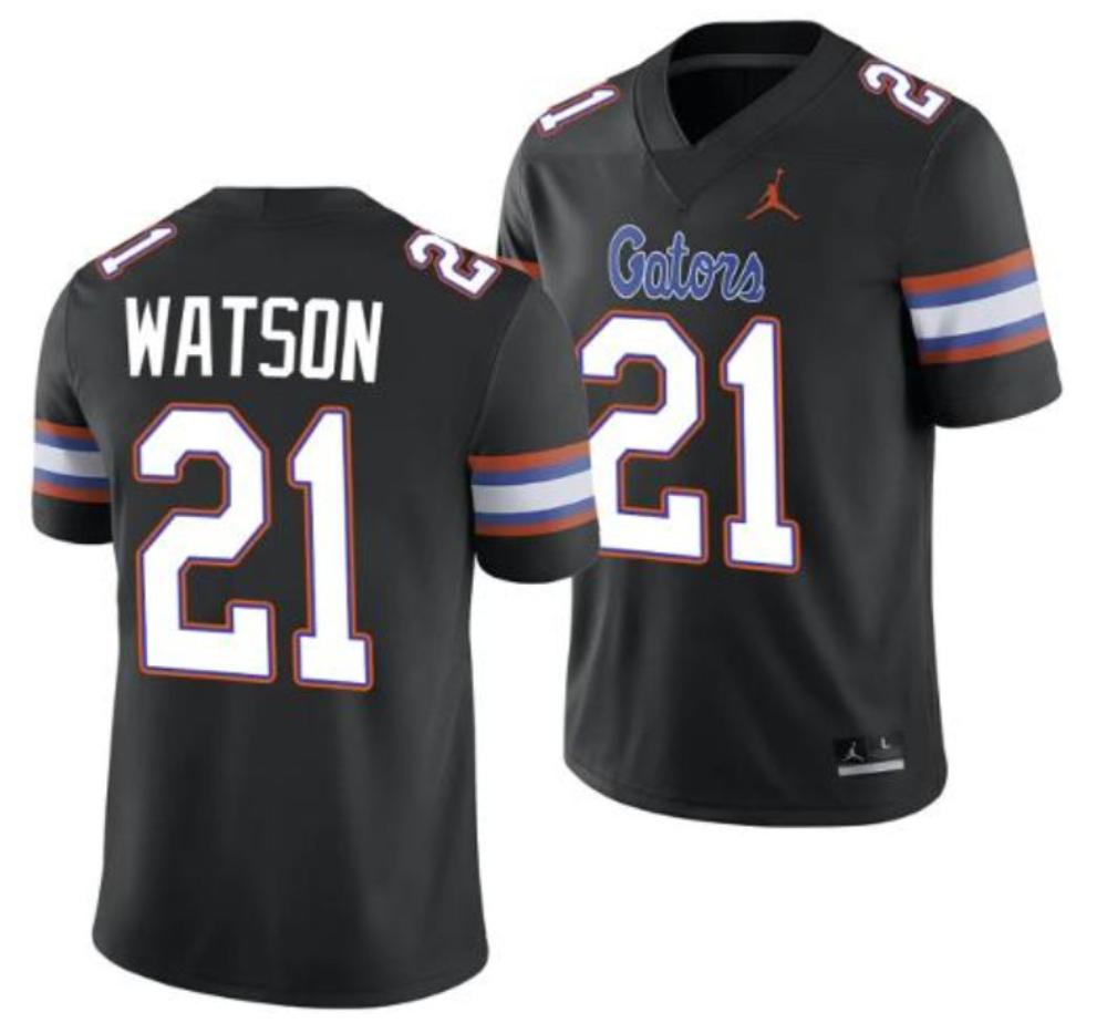 Mens Florida Gators 21 Desmond Watson Ncaa Football Jersey Black