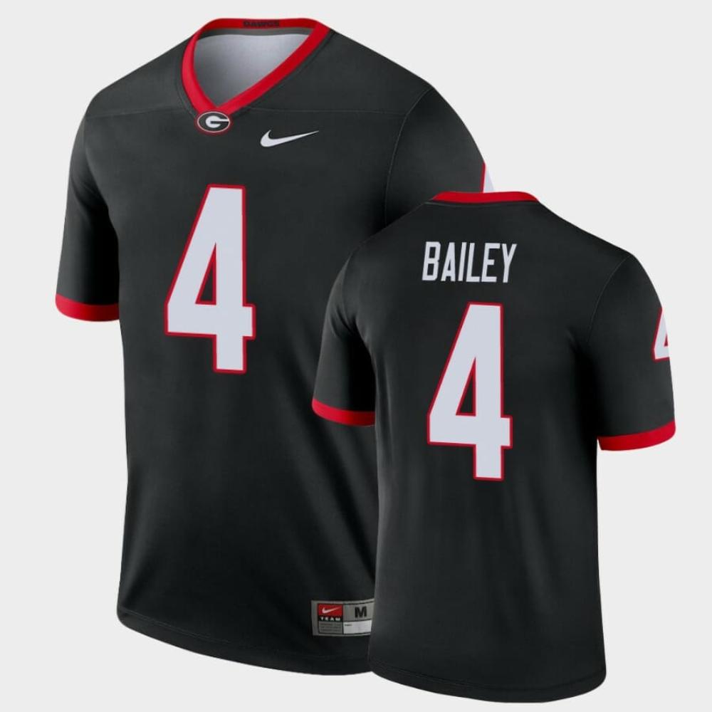 Mens Georgia Bulldogs 4 Champ Bailey Black Legend Alternate Jersey
