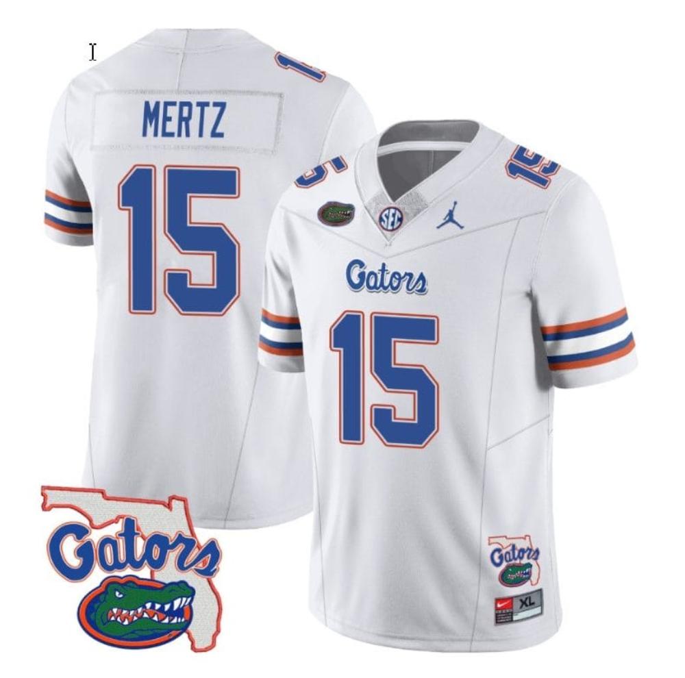 Mens Graham Mertz Jersey 15 Florida Gators Vapor Limited College Football Whi