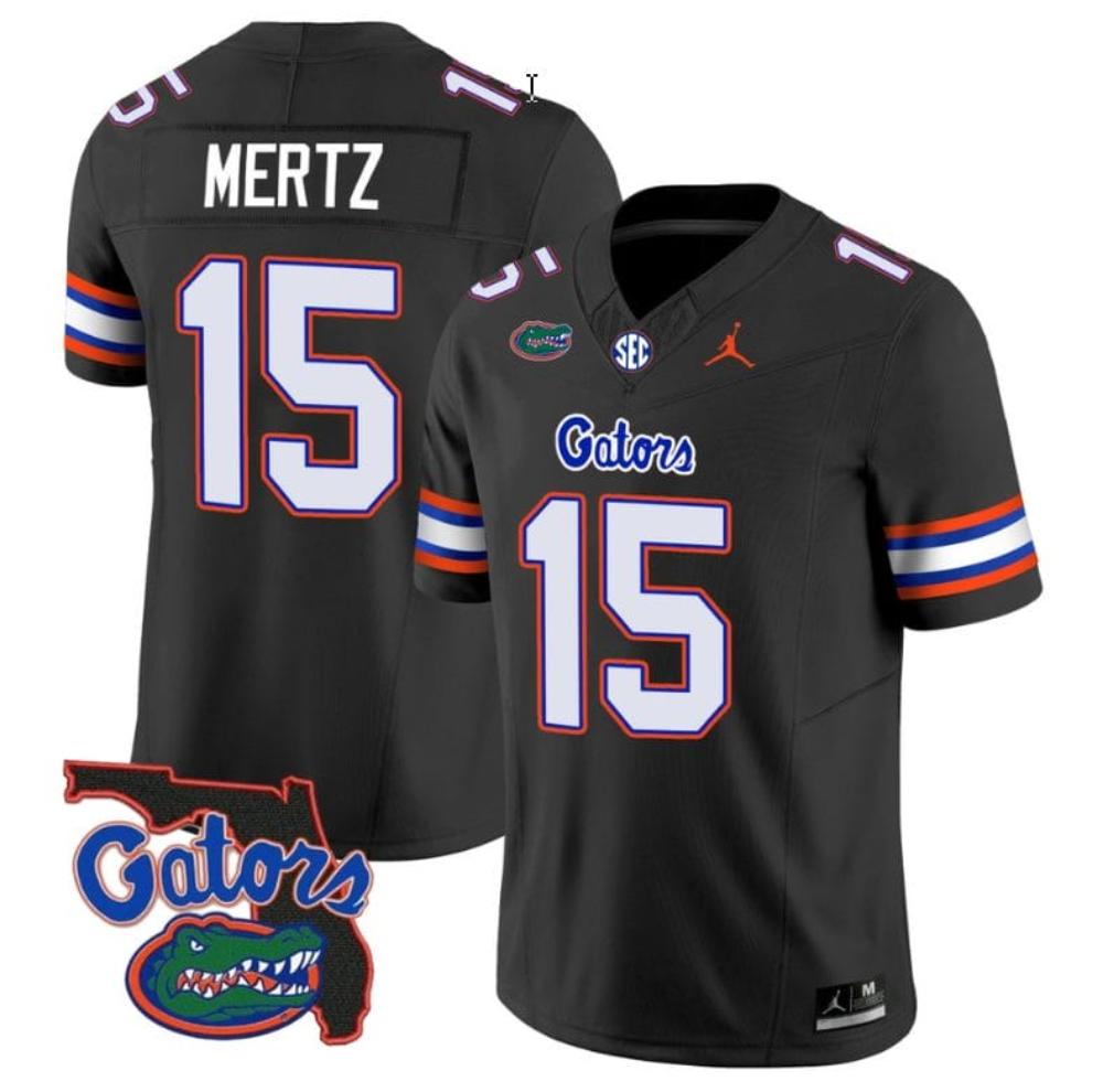 Mens Graham Mertzjersey 15 Florida Gators Vapor Limited Florida Map College W