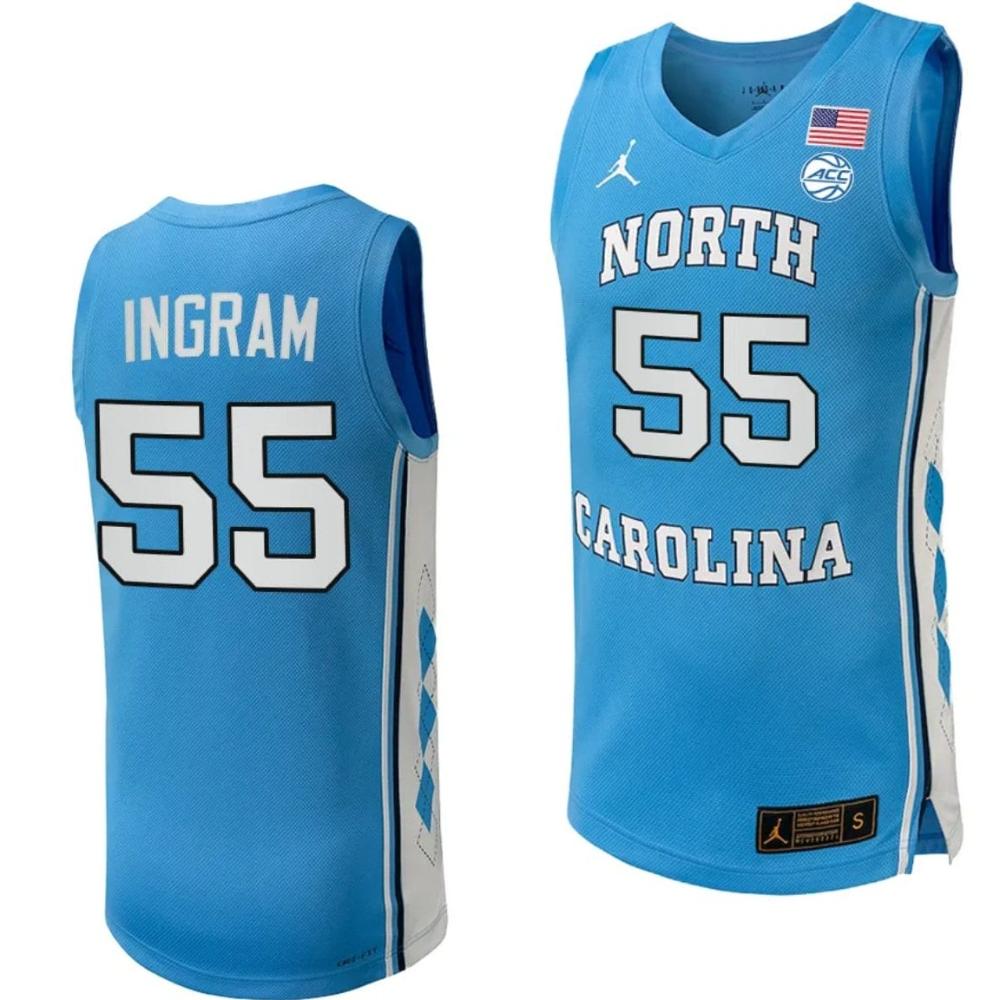 Mens Harrison Ingram Jersey 55 North Carolina Tar Heels Basketball College