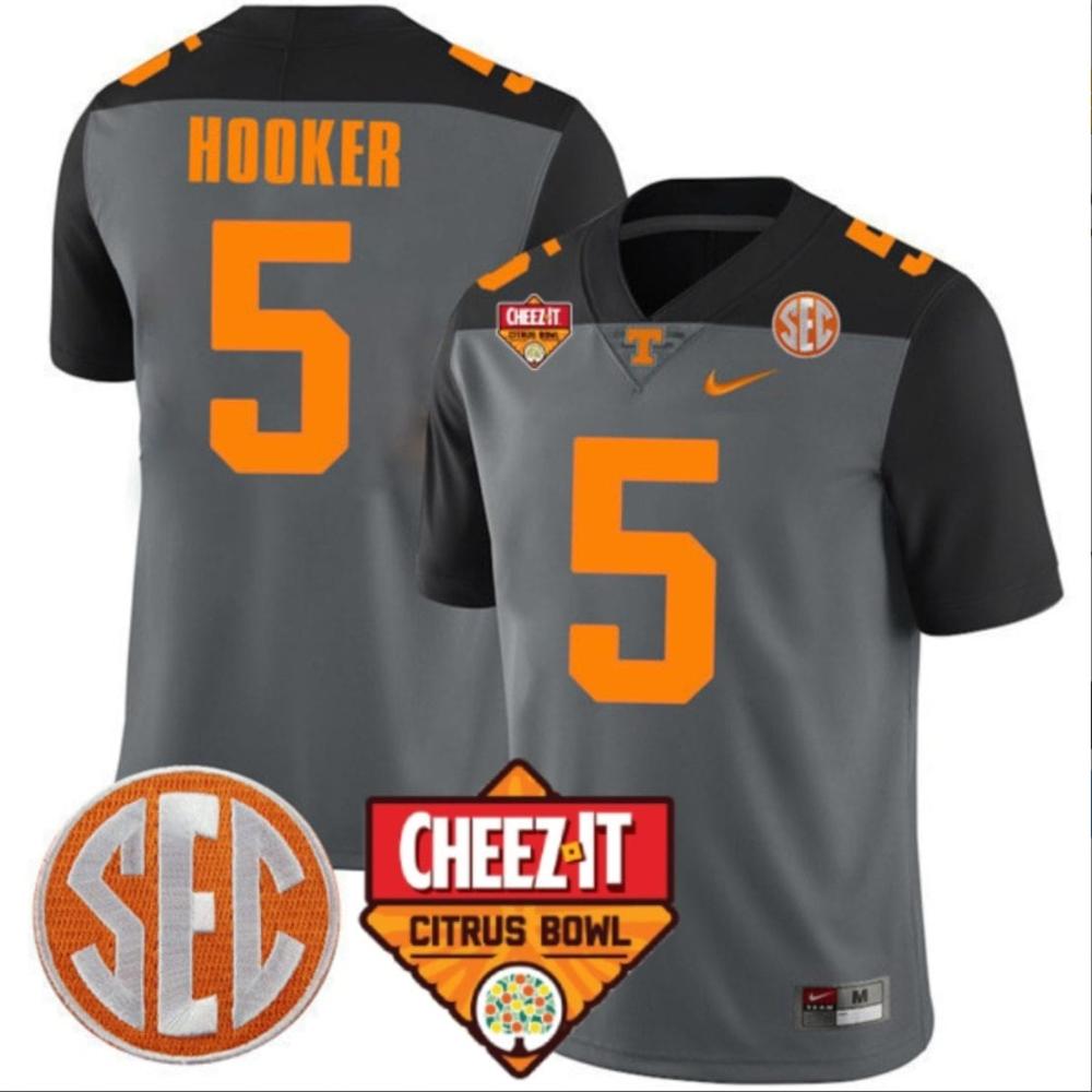 Mens Hendon Hooker Jersey 5 Tennessee Volunteers Football Cheez It Citrus Bow