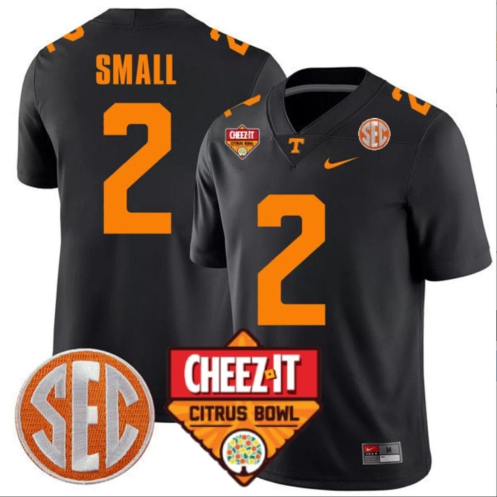 Mens Jabari Small Jersey 2 Tennessee Volunteers Football Cheez It Citrus Bowl