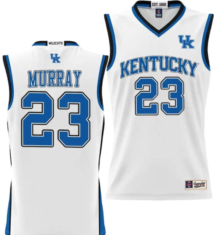 Mens Jamal Murray Jersey 23 Kentucky Wildcats Nil College Basketball White