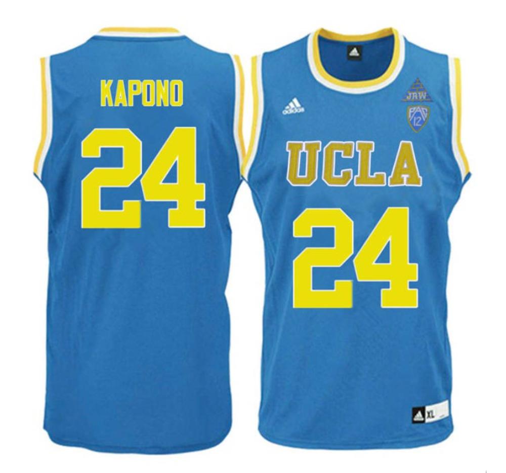 Mens Jason Kapono 24 Blue Jersey Ucla Bruins College Basketball Jersey