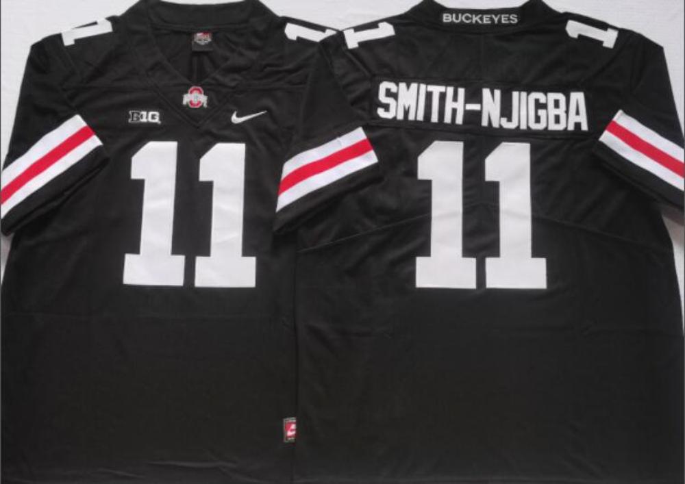 Mens Jaxon Smith njigba 11 Ohio State Buckeyes Limited Jersey Black
