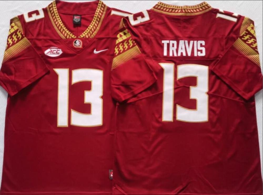 Mens Jordan Travis 13 Fsu Limited Jersey Red