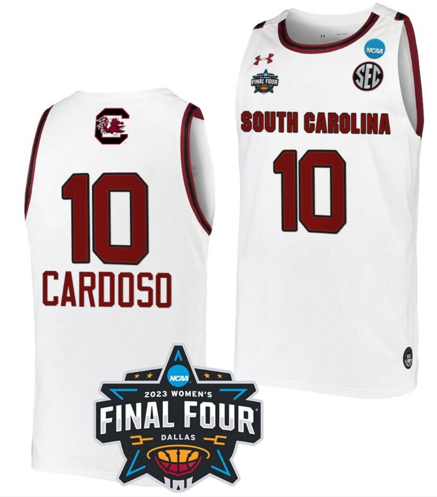 Mens Kamilla Cardoso Jersey South Carolina Gamecocks Basketball College 2023 N