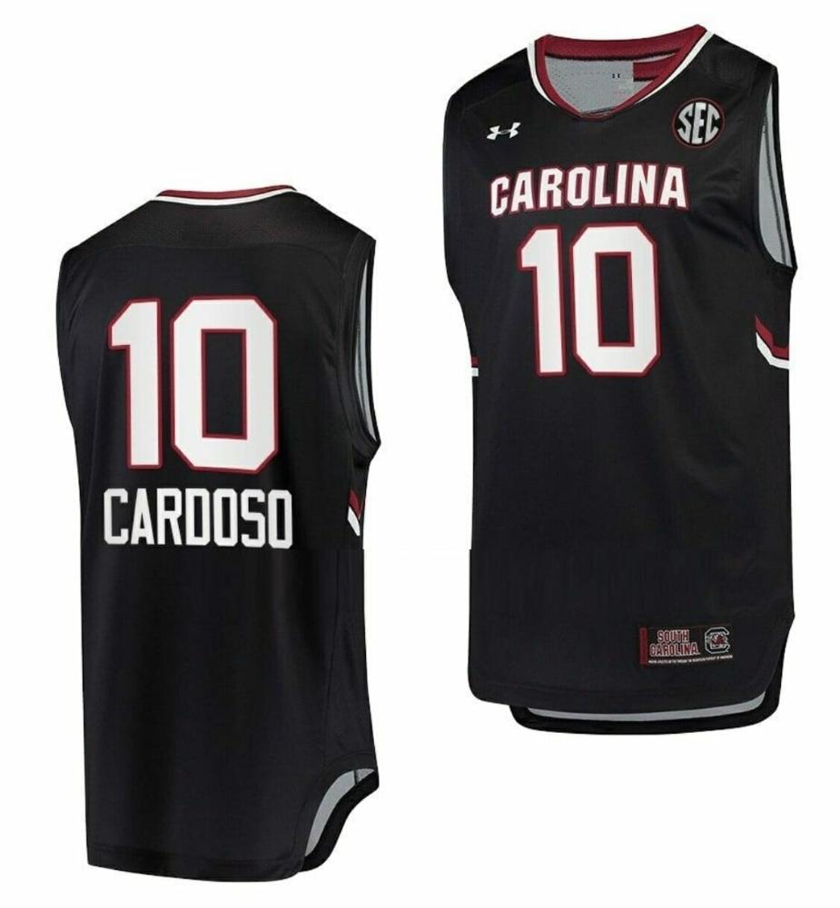 Mens Kamilla Cardoso Jersey South Carolina Gamecocks Jersey Basketball Black