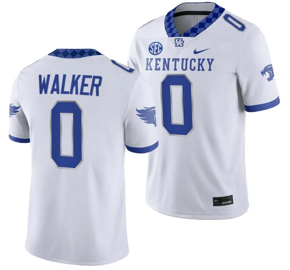 Mens Kentucky Wildcats Deone Walker Jersey 0 College Game 2023 White