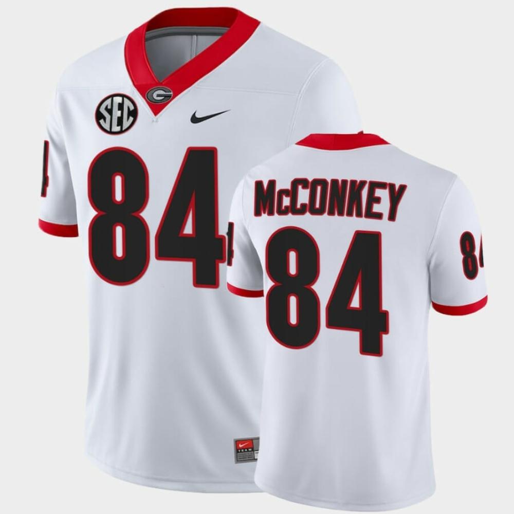 Mens Ladd Mcconkey Jersey Georgia Bulldogs 84 College Game White