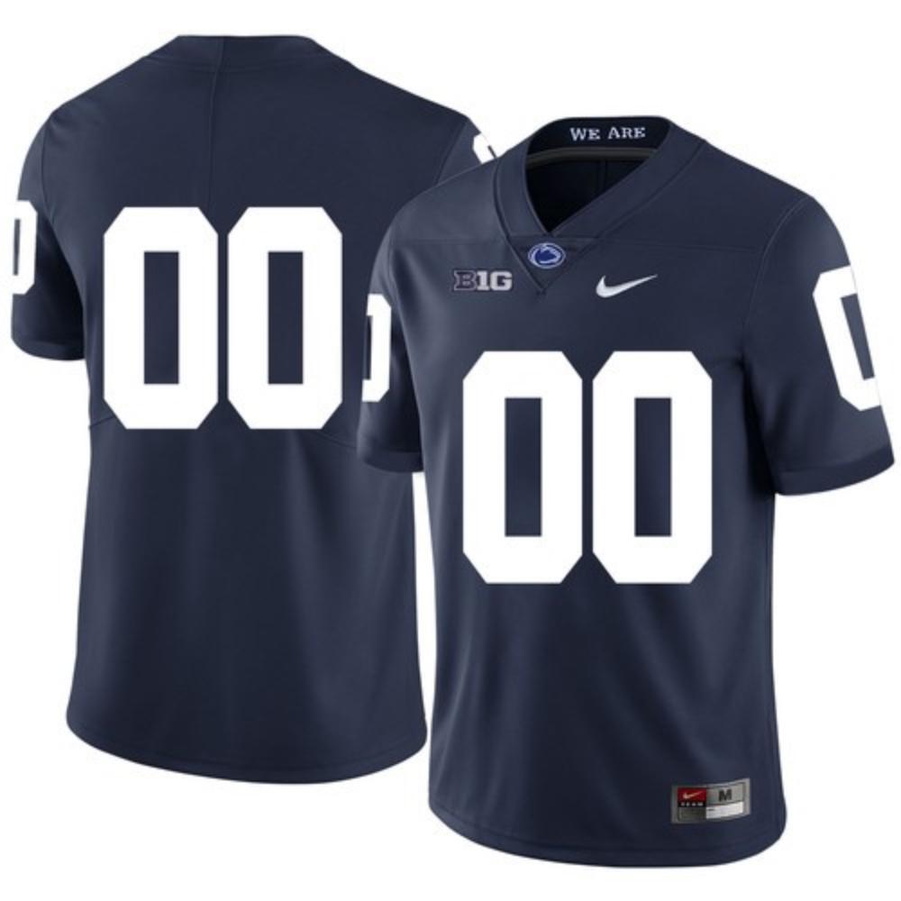 Mens Mens Penn State Nittany Lions Custom Navy 2020 Ncaa Football Jersey