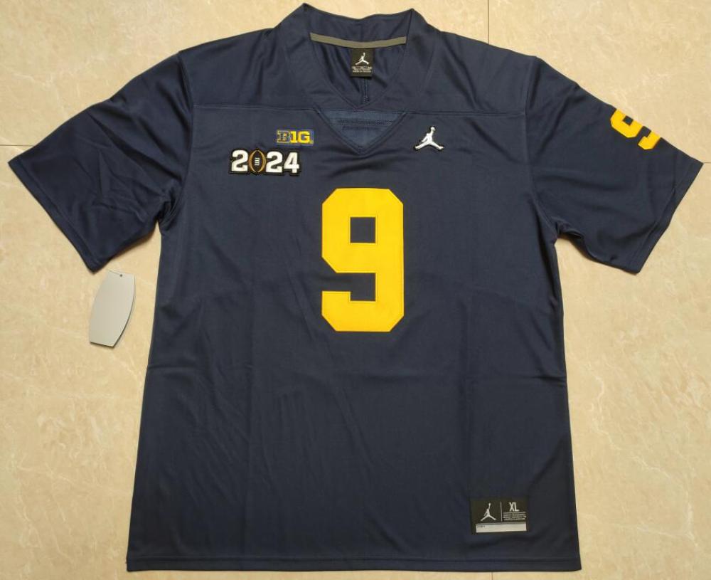 Mens Michigan Wolverines 9 Jj Mccarthy Navy 2014 Pacth Jersey