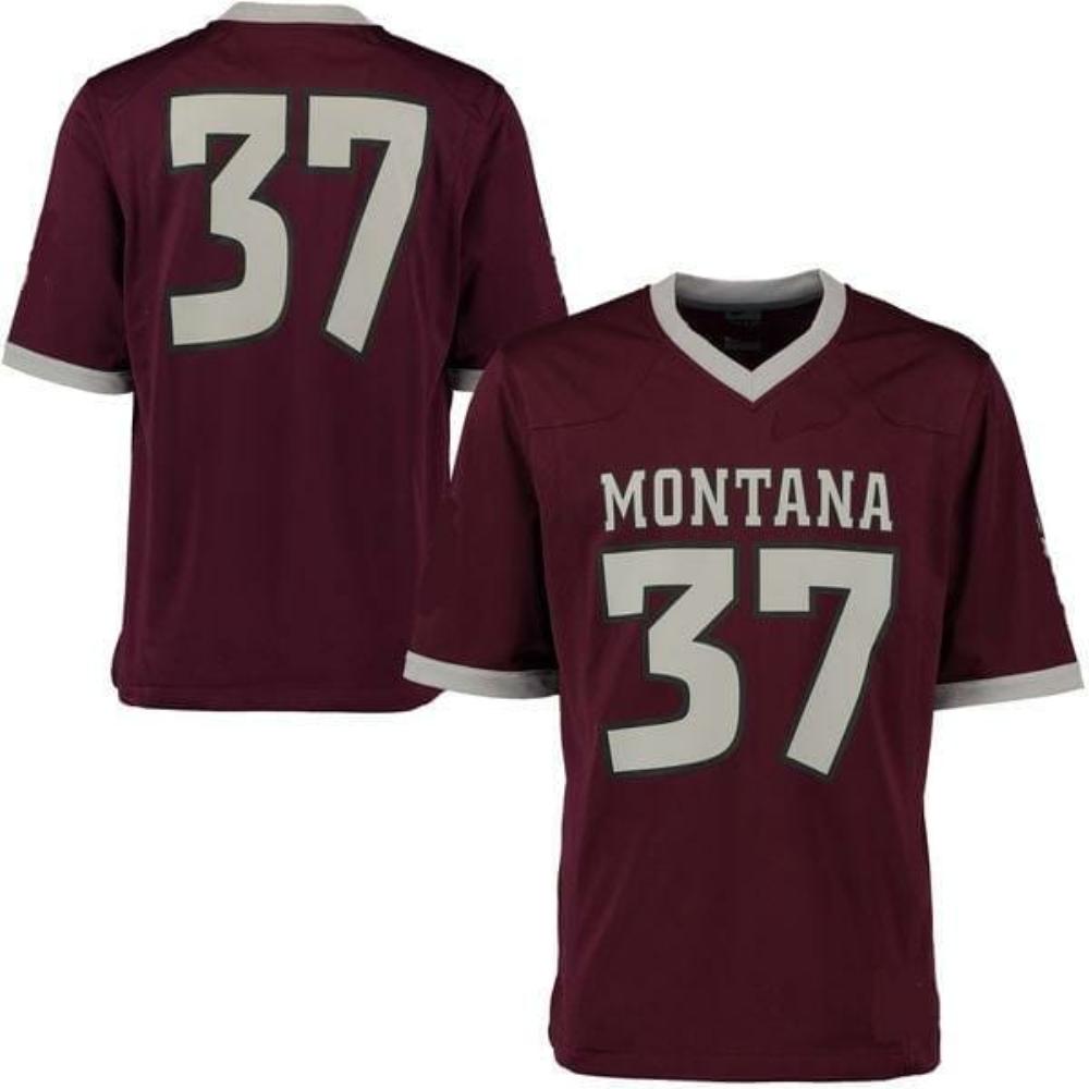 Mens Montana Grizzlies Custom Jersey Ncaa College Football