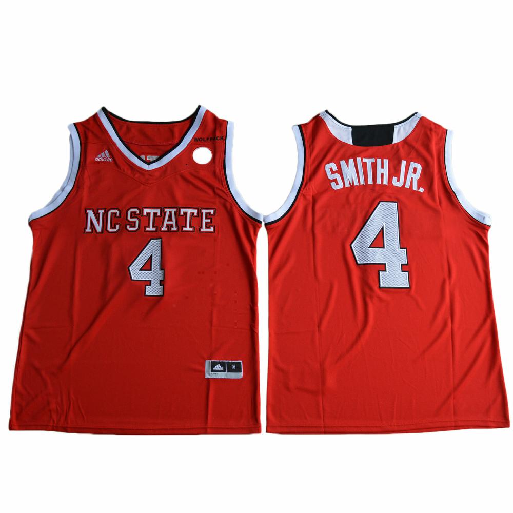 Mens Nc State Wolfpack 4 Dennis Smith Jr Ncaa Basketball Red