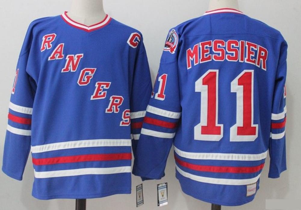 Mens New York Rangers 11 Mark Messier Ice Hockey Jerseys