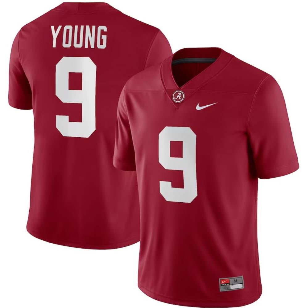 Mens Nike Bryce Young Crimson Alabama Crimson Tide Player Game Jersey