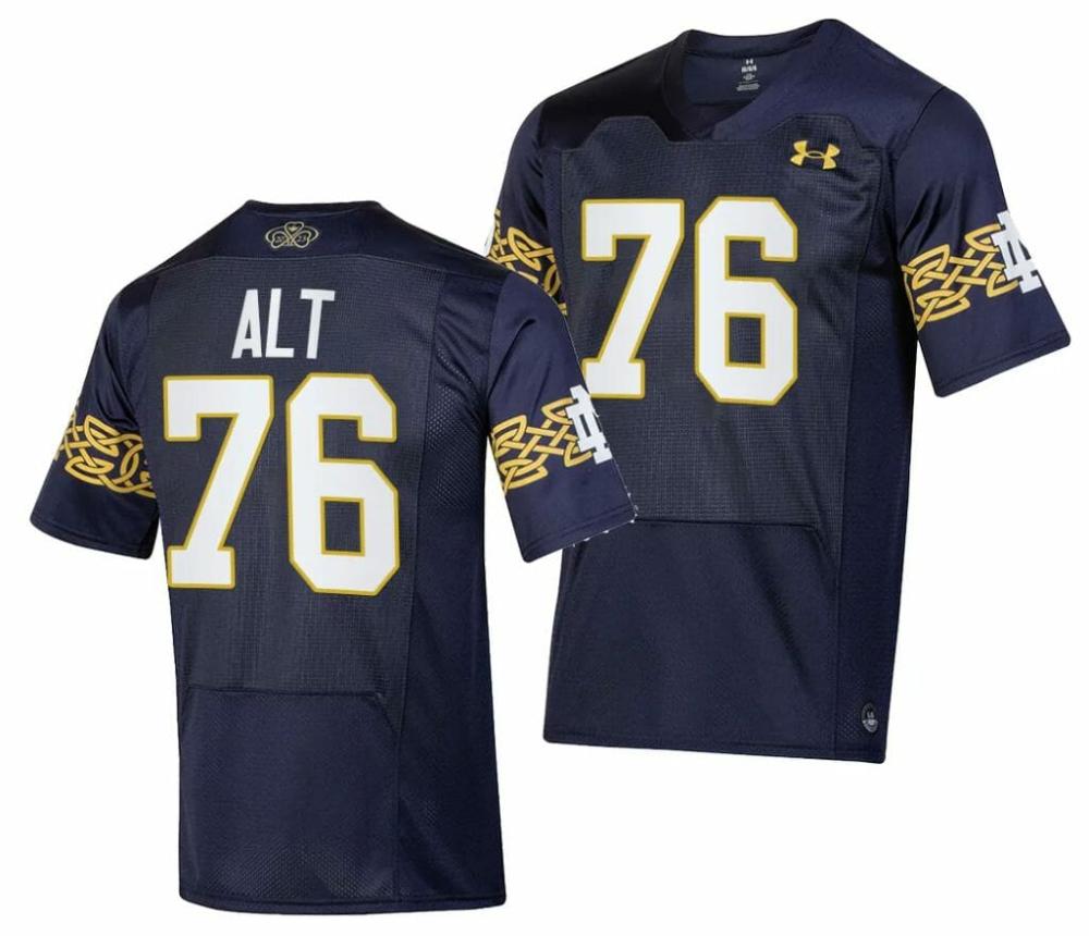 Mens Notre Dame Fighting Irish 2023 Aer Lingus College Classic Joe Alt Jersey