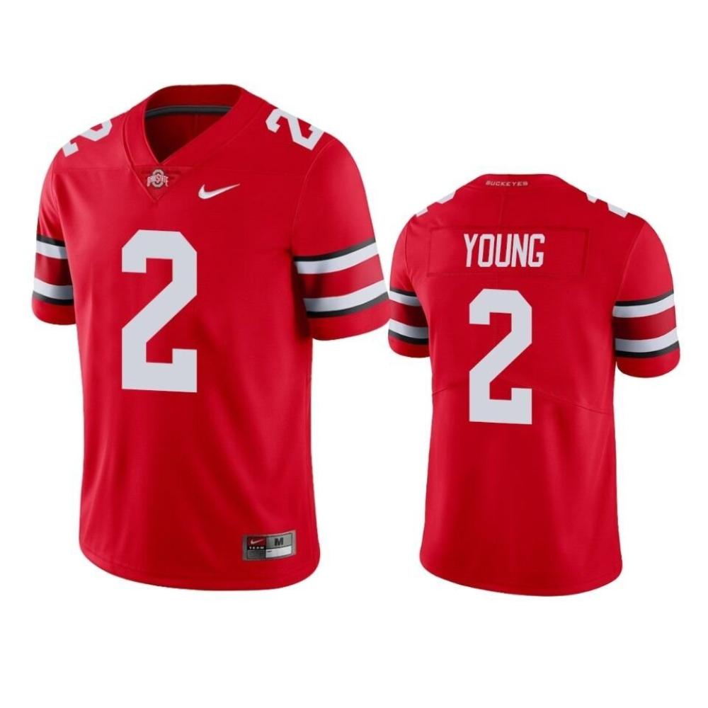 Mens Ohio State Buckeyes 2 Chase Young Scarlet Football Stitched Jersey